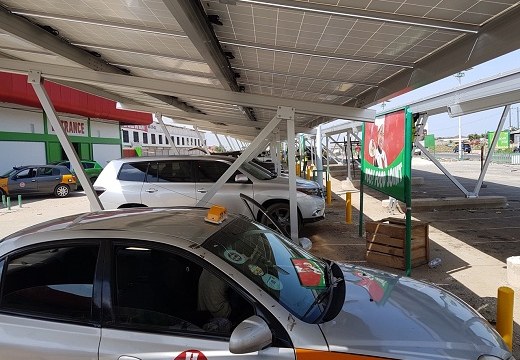 Solar Carport Strukturen Kits Hersteller Ghana 90KW
