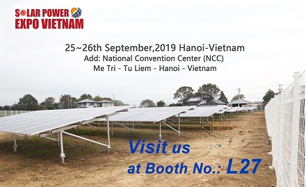 Herzlich willkommen an unserem Stand L27 auf der Vietnam Solar Power Expo 2019